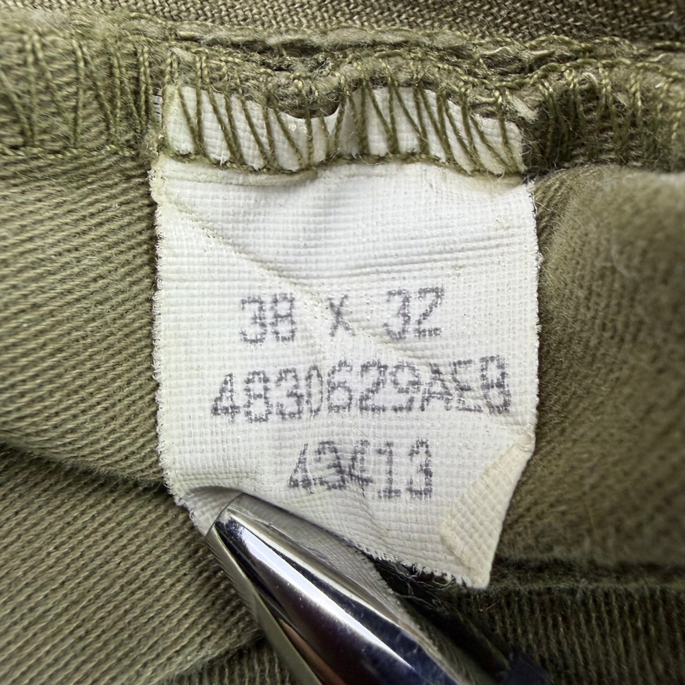 Polo Ralph Lauren Chino Pants Mens 38x32 Olive Green Stretch Straight Leg Pant - Picture 5 of 9